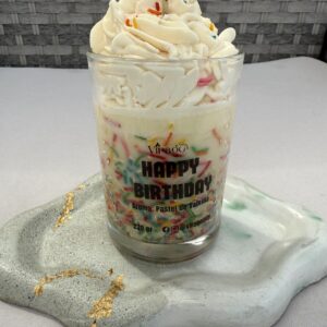 Vela gourmet Happy Birthday